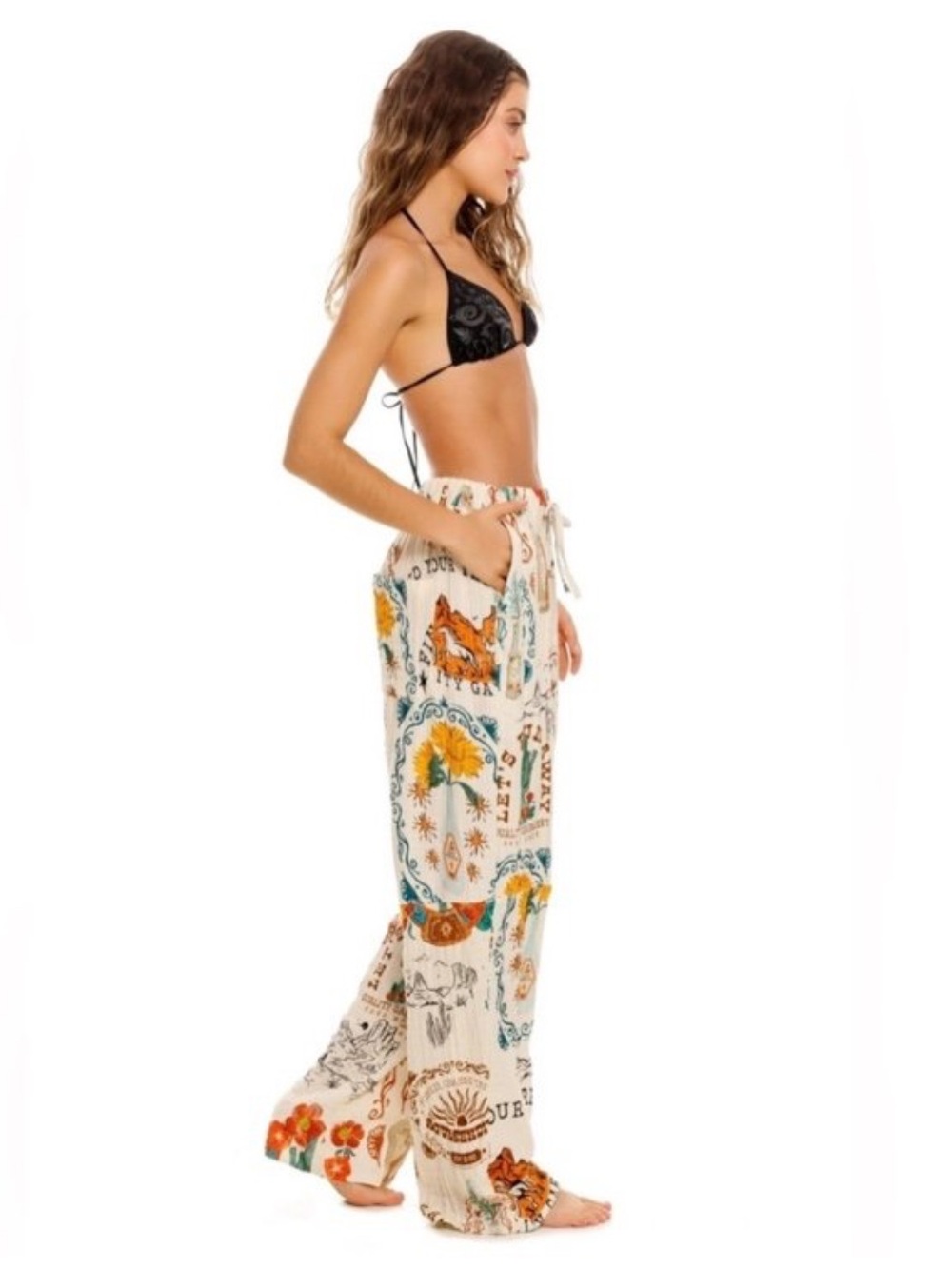 NWT Agua Bendita Frank Nopal Pants - Picture 4 of 10